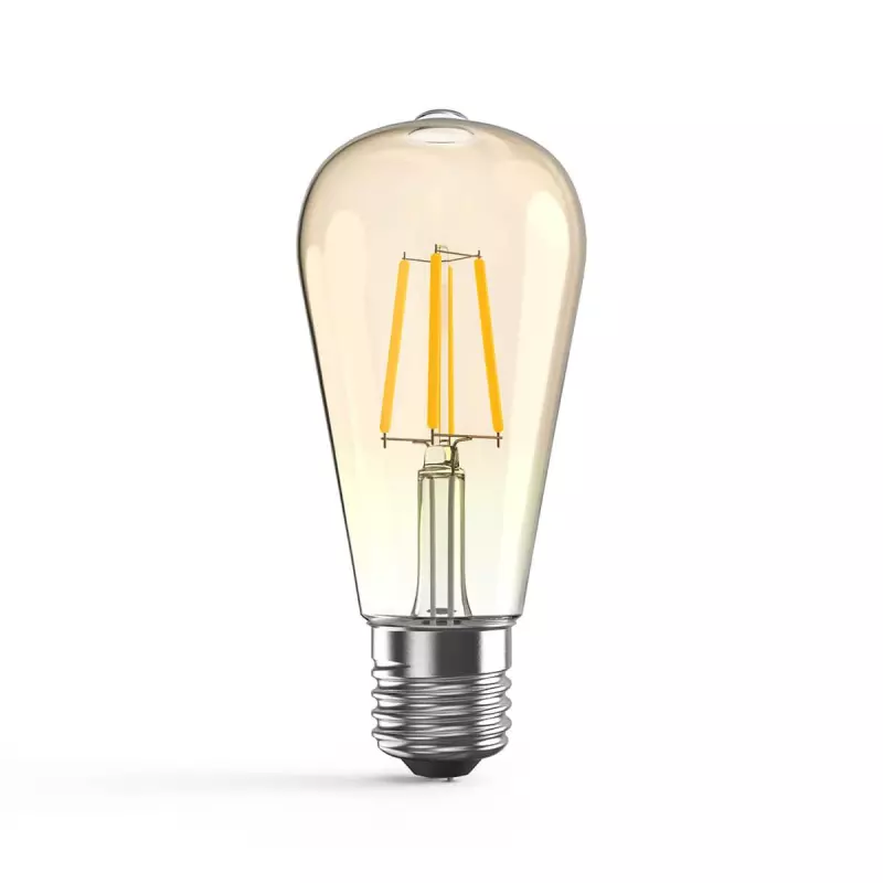  Gauss LED Filament ST64 E27 6W Golden 2400 1/10/40