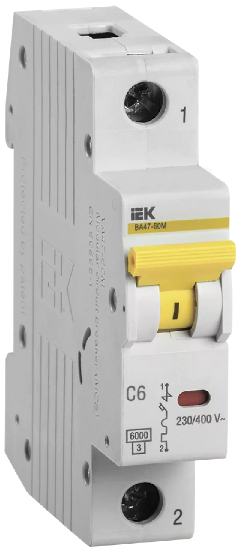   IEK 47-60 - 1P - 6A - C - 6kA - 1M