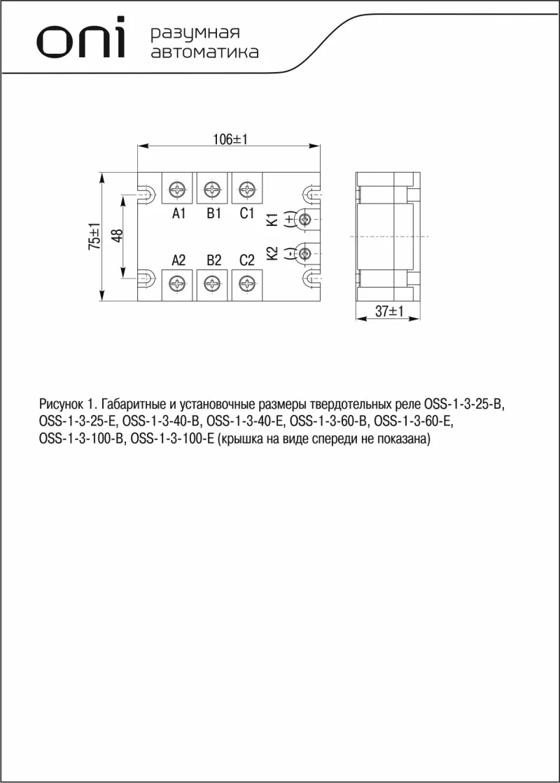 IEK ONI   OSS-1 60 380 AC 3-32 DC