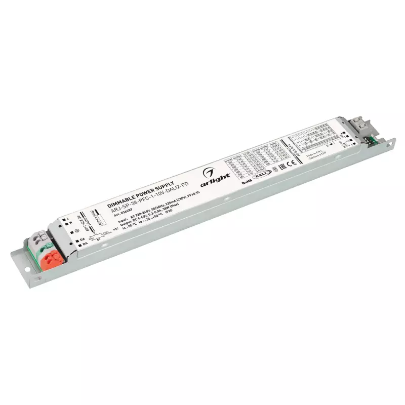   ARJ-SP-38-PFC-1-10V-DALI2-PD (38W, 9-60V, 0.3-0.9A) (Arlight, IP20 , 5 )