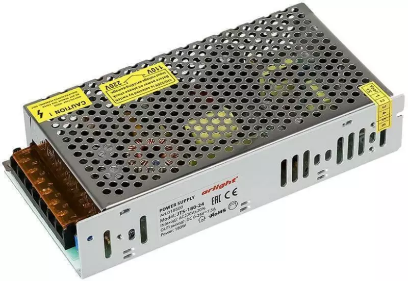   JTS-180-24 (0-24V, 7.5A, 180W)