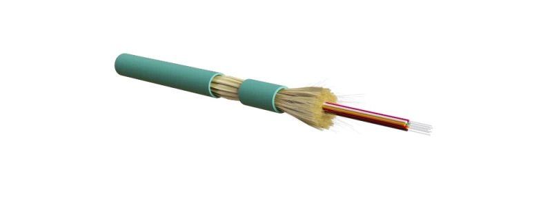 Hyperline FO-DT-IN-503-8-LSZH-AQ  - 50/125 (OM3) , 8 ,    (tight buffer),   , LSZH, ()-HF, -40C - +70C,  (aqua)