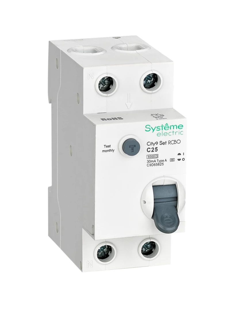   () Systeme City9 Set - 2P - 25A - A - 30mA -  C - 6kA