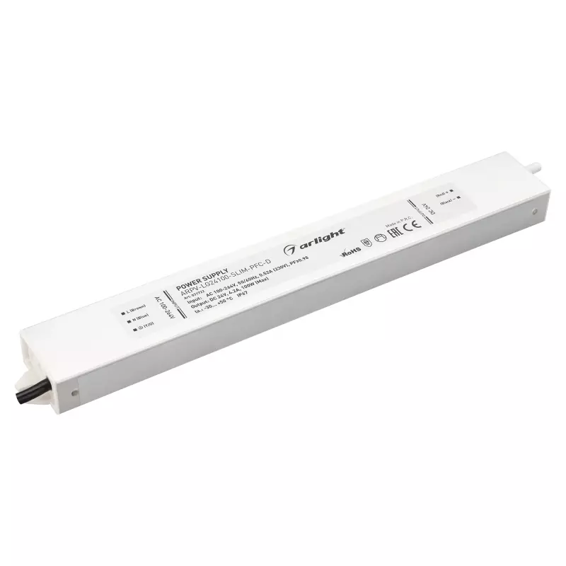   ARPV-LG24100-SLIM-PFC-D (24V, 4.2A, 100W) (Arlight, IP67 , 5 )