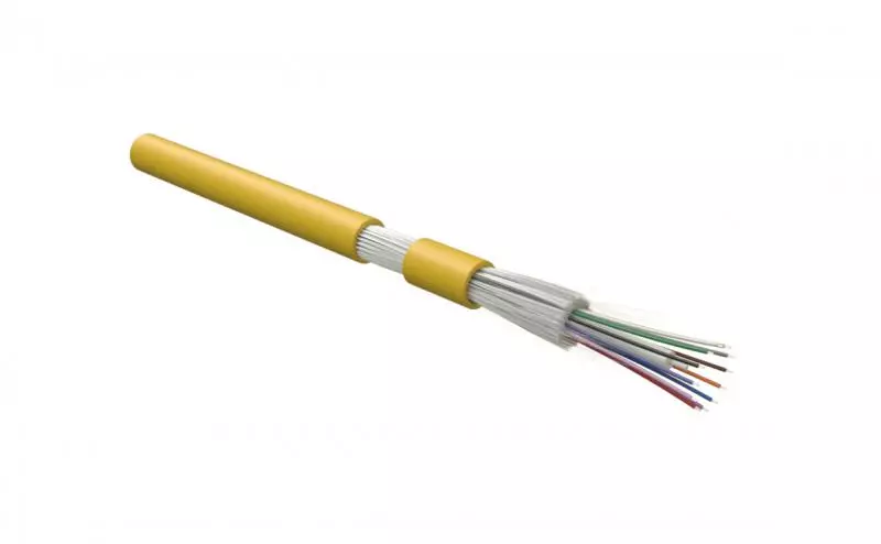 Hyperline FO-DT-IN-9S-8-HFLTx-YL  - 9/125 (SMF-28 Ultra) , 8 ,    (tight buffer),   , HFLTx, 40C  +70C, 