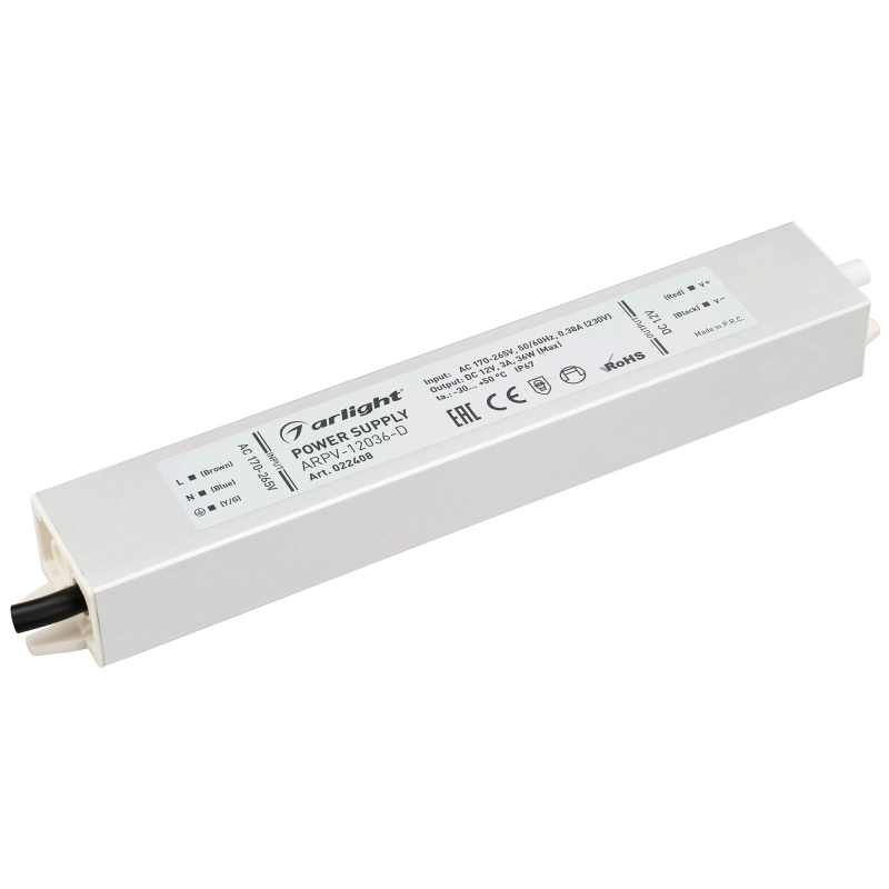   ARPV-12036-D (12V, 3.0A, 36W)