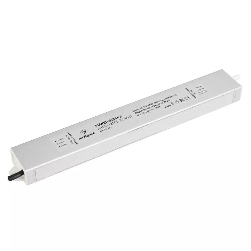   ARPV-12100-SLIM-D (12V, 8.3A, 100W)