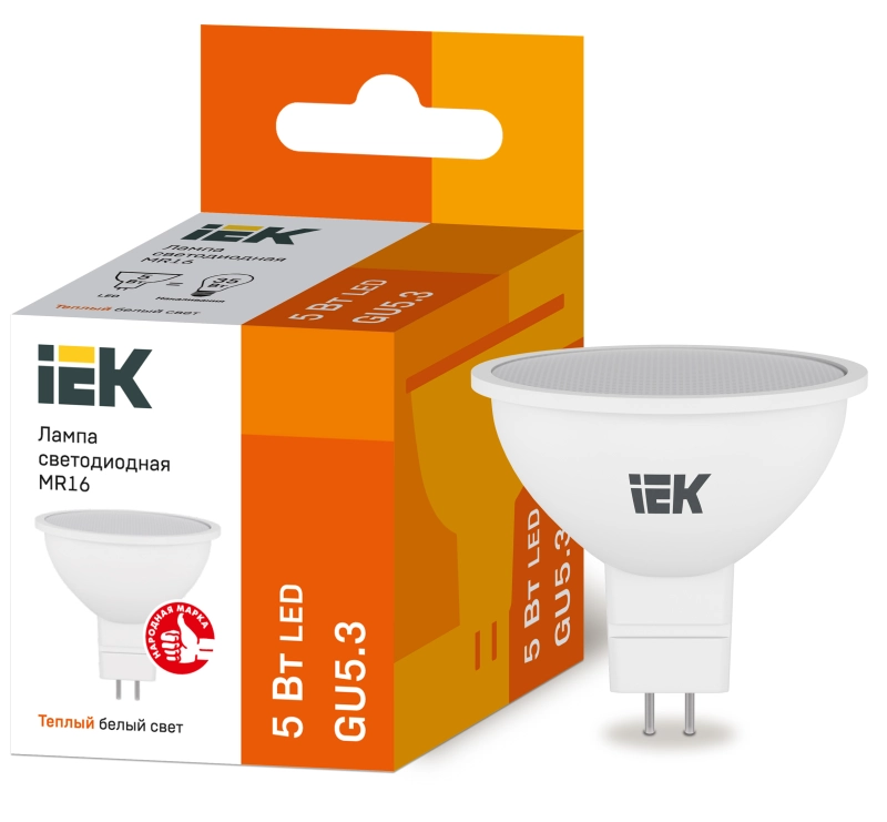   ECO MR16  5 230 3000 GU5.3 IEK