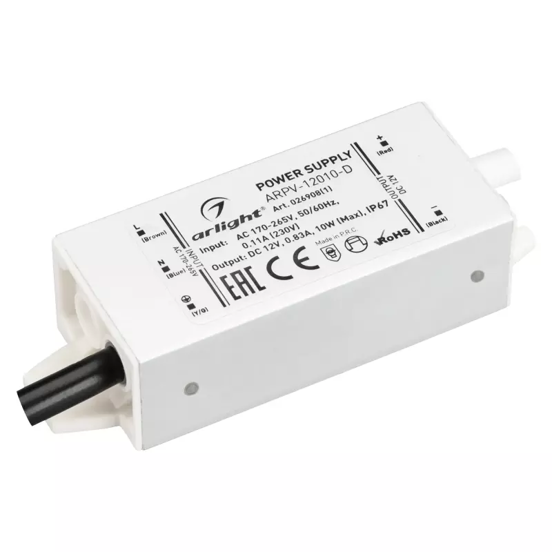   ARPV-12010-D (12V, 0.83A, 10W)