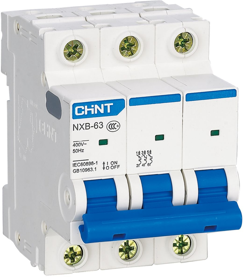   Chint NXB-63H - 3P - 1A -  C - 10kA - 3M - 400 