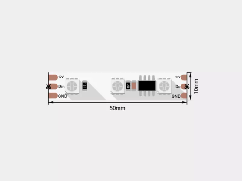   SPI IP20 14.4 RGB 3