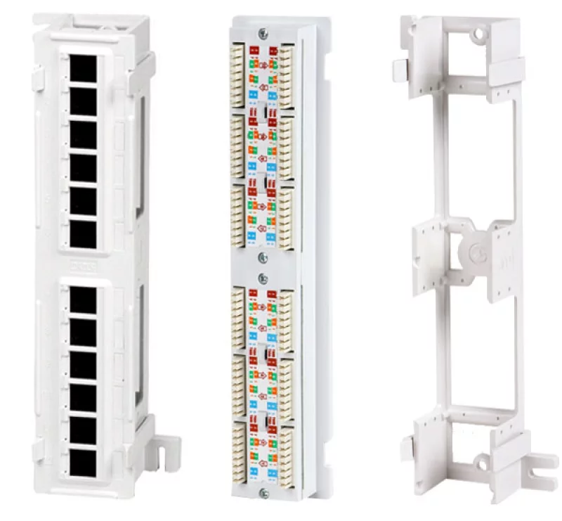 Hyperline PPW-12-8P8C-C5e - , 12  RJ-45(8P8C),  5,  