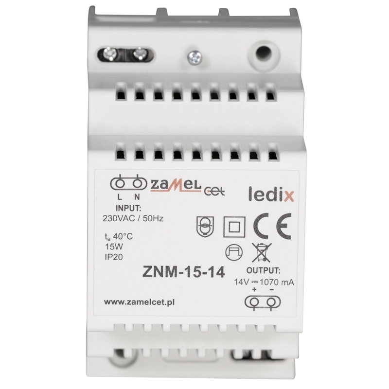   LED 14V DC 15W  DIN-