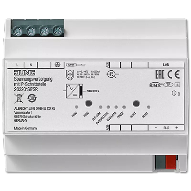 KNX  , 320mA,  IP-,   DIN-, 4 ; KNX