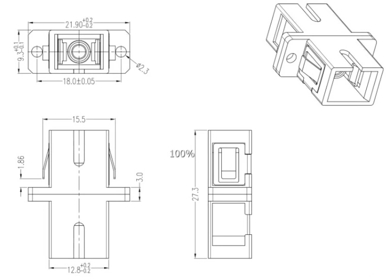 Hyperline FA-P11Z-SC/SC-N/BK-BG    SC-SC, MM, simplex,  , ,  