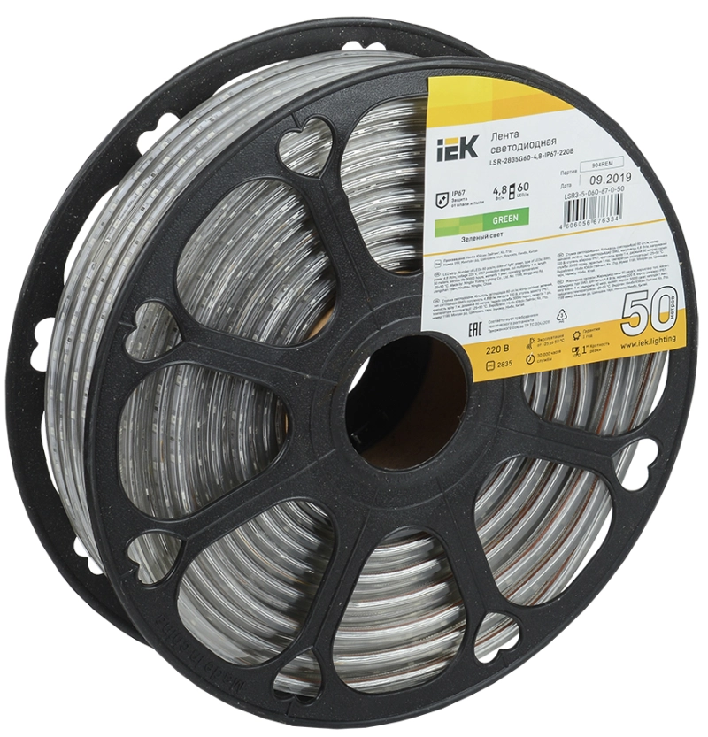  LED 50 LSR-2835G60-4,8-IP67-220 IEK