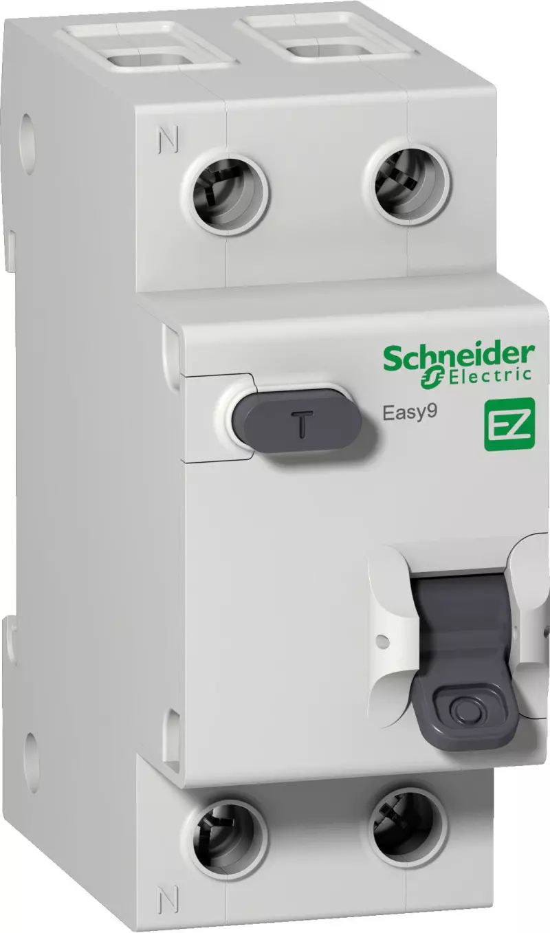   () Schneider Easy9 - 1P+N - 10A - AC - 30mA -  C - 4.5kA