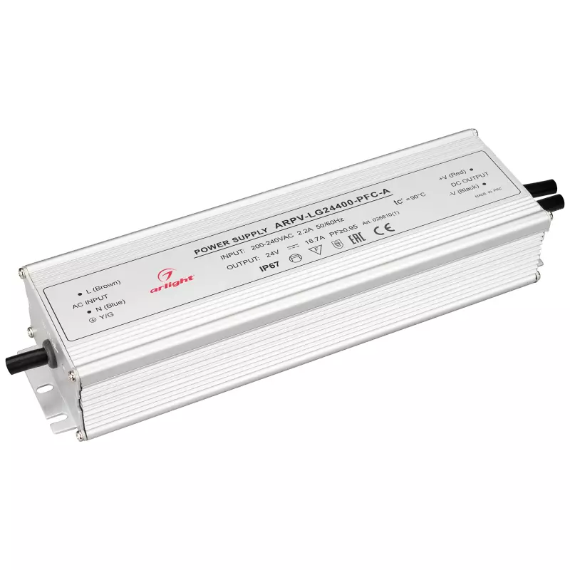   ARPV-LG24400-PFC-A (24V, 16.7A, 400W)