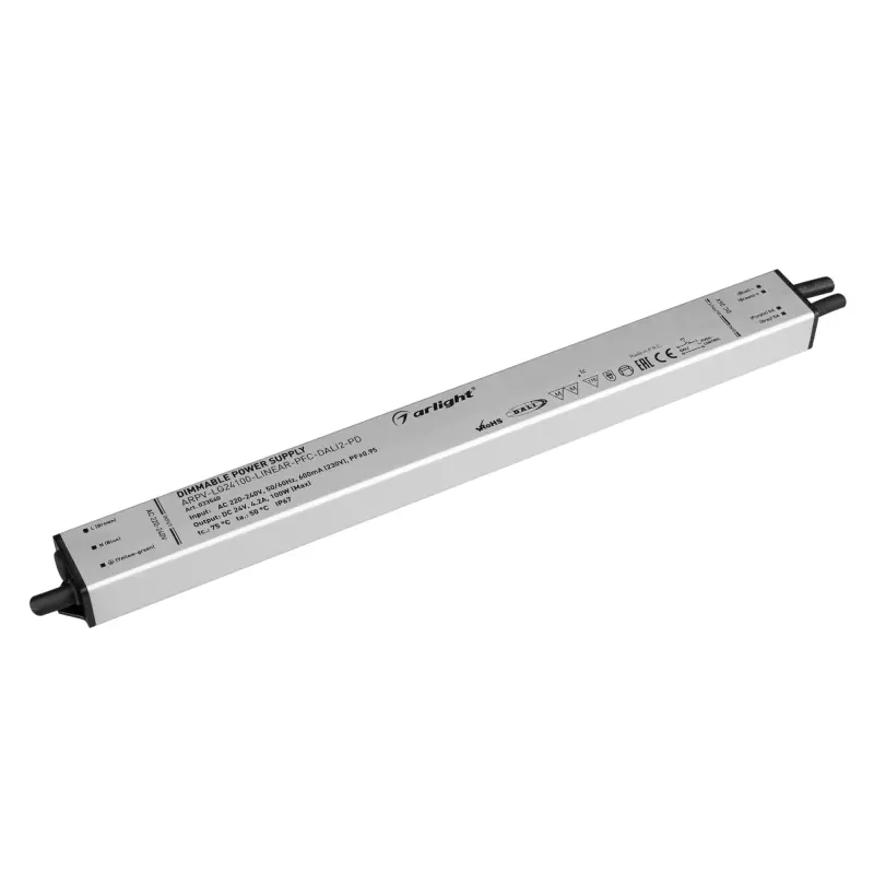   ARPV-LG24100-LINEAR-PFC-DALI2-PD (24V, 4.2A, 100W) (Arlight, IP67 , 5 )