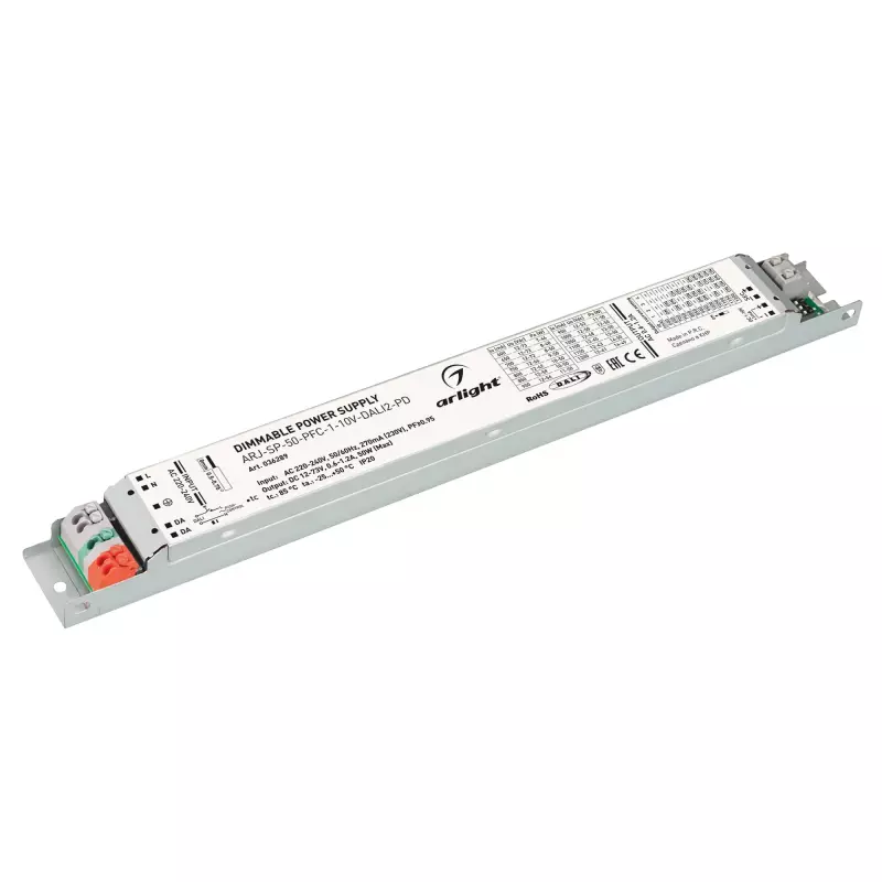   ARJ-SP-50-PFC-1-10V-DALI2-PD (50W, 12-73V, 0.6-1.2A) (Arlight, IP20 , 5 )