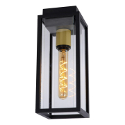 Lucide LAURENS Flush   Outdoor 1xE27 IP54 Black