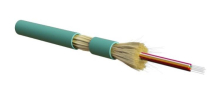 Hyperline FO-DT-IN-503-24-HFLTx-AQ  - 50/125 (OM3) , 24 ,    (tight buffer),   , HFLTx, 40C  +70C,  (aqua)