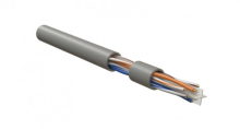 Hyperline IUUTP4-C6-S23/1-FRPVC-GY (500 )    Industrial Ethernet,  6, 4x2x23 AWG,   (solid), U/UTP, PVC, 