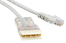 Hyperline PC-110-RJ45-1P-CX-1M-LSZH-GY - 110 -RJ45, 1 , LSZH, 1 , 