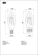  LED CT35  . 7 230 4000 E14  360 IEK