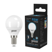  Gauss  9.5W 950lm 6500K E14 LED 1/10/50