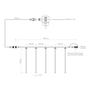   ARD-ICEFALL-CLASSIC-D12-200-10PCS-CLEAR-32LED-LIVE RGB (230V, 10.5W)