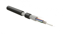 Hyperline FO-PDM-OUT-9S-4-PE-BK  - 9/125 (SMF-28 Ultra) , 4 ,  ,   (multi loose tube), ,   , 3, PE, -60 - +70, 