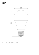  LED A60  8 12-24 4000 E27 IEK