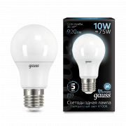  Gauss LED A60 10W E27 4100K 1/10/50