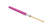 Hyperline FO-S2-IN-504-1-LSZH-MG  - 50/125 (OM4) , 1 , simplex,    (tight buffer), 2.0 ,  ,   , LSZH, ()-HF, 10C  +50C, 