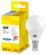  LED ALFA G45  8 230 4000 E14 IEK