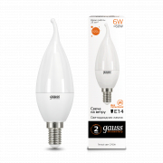  Gauss Elementary LED    6W E14 2700K