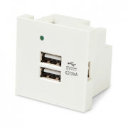 Hyperline M45-USBCH2-WH   USB  , 2 , 2, 2.1, 5, 45x45, 