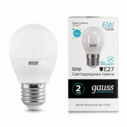  Gauss Elementary LED  6W E27 4100K