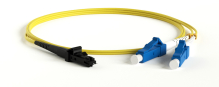 Hyperline FC-D2-9-LC/UR-MTRJM/UR-H-2M-PVC-YL - - () SM 9/125 (OS2), LC-MTRJ(), duplex, PVC, 2 