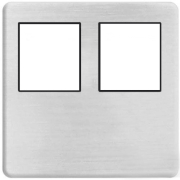    2- .  RJ-45 (nickel satin, )