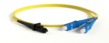 Hyperline FC-D2-9-MTRJM/UR-SC/UR-H-3M-LSZH-YL - -, SM 9/125 (OS2), MTRJ()/UPC-SC/UPC, 2.0 , duplex, LSZH, 3 