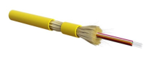 Hyperline FO-DT-IN-9S-24-HFLTx-YL  - 9/125 (SMF-28 Ultra) , 24 ,    (tight buffer),   , HFLTx, 40C  +70C, 