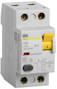    (/) IEK 1-63 - 1P+N - 40A - AC - 100mA