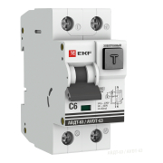   () EKF PROxima -63 - 1P+N - 6A - A - 30mA -   C - 6kA 