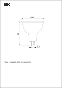  LED MR16  8 12-24 4000 GU5,3 IEK