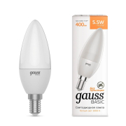   Gauss E14 5,5W 3000  1033116