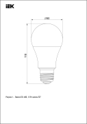  LED A60  12 24-48 4000 E27 IEK