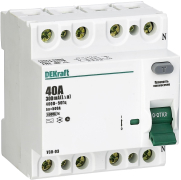    (/) Dekraft -03 - 4P - 32A - AC - 300mA