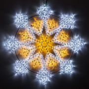  ARD-SNOWFLAKE-M12-900x900-720LED White/Warm (230V, 43W) (Ardecoled, IP65)